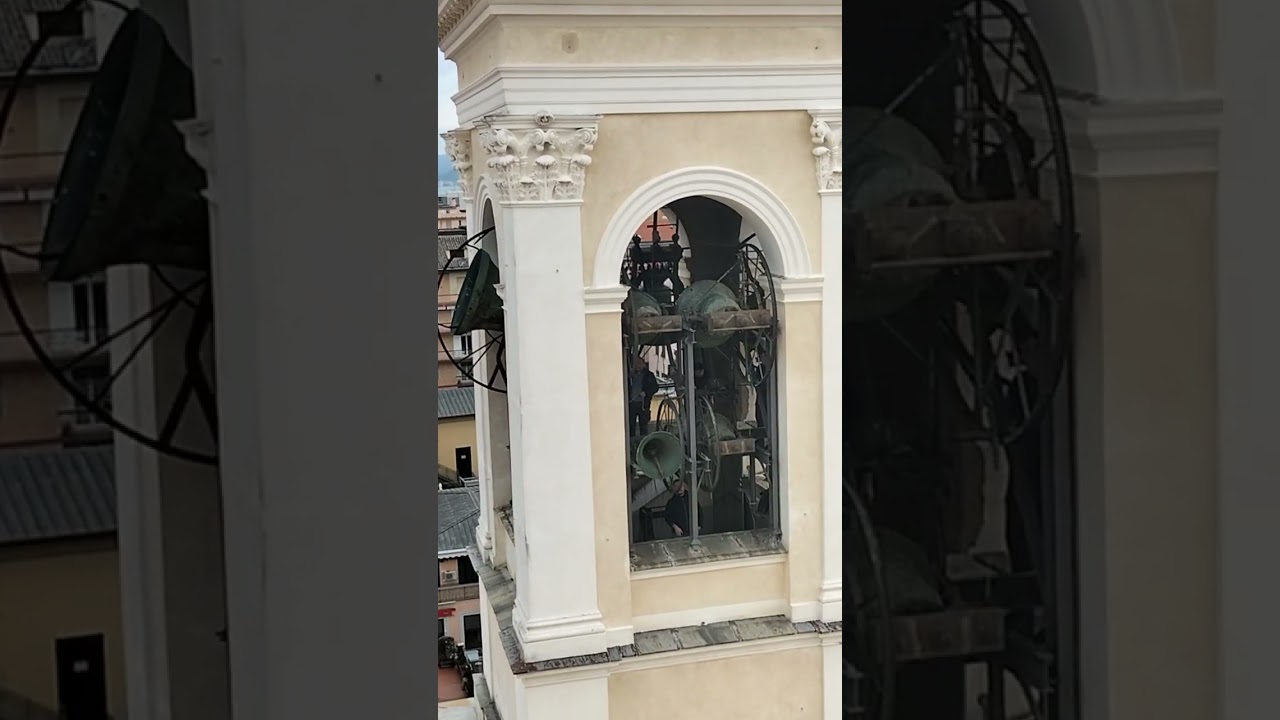 Cattedrale di Chiavari - suono funebre a 8 campane