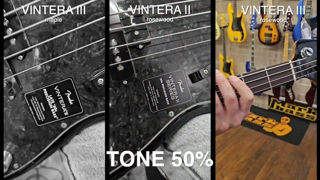 Fender Precision VINTERA II '60s vs VINTERA III late'60s - BASS PILLS