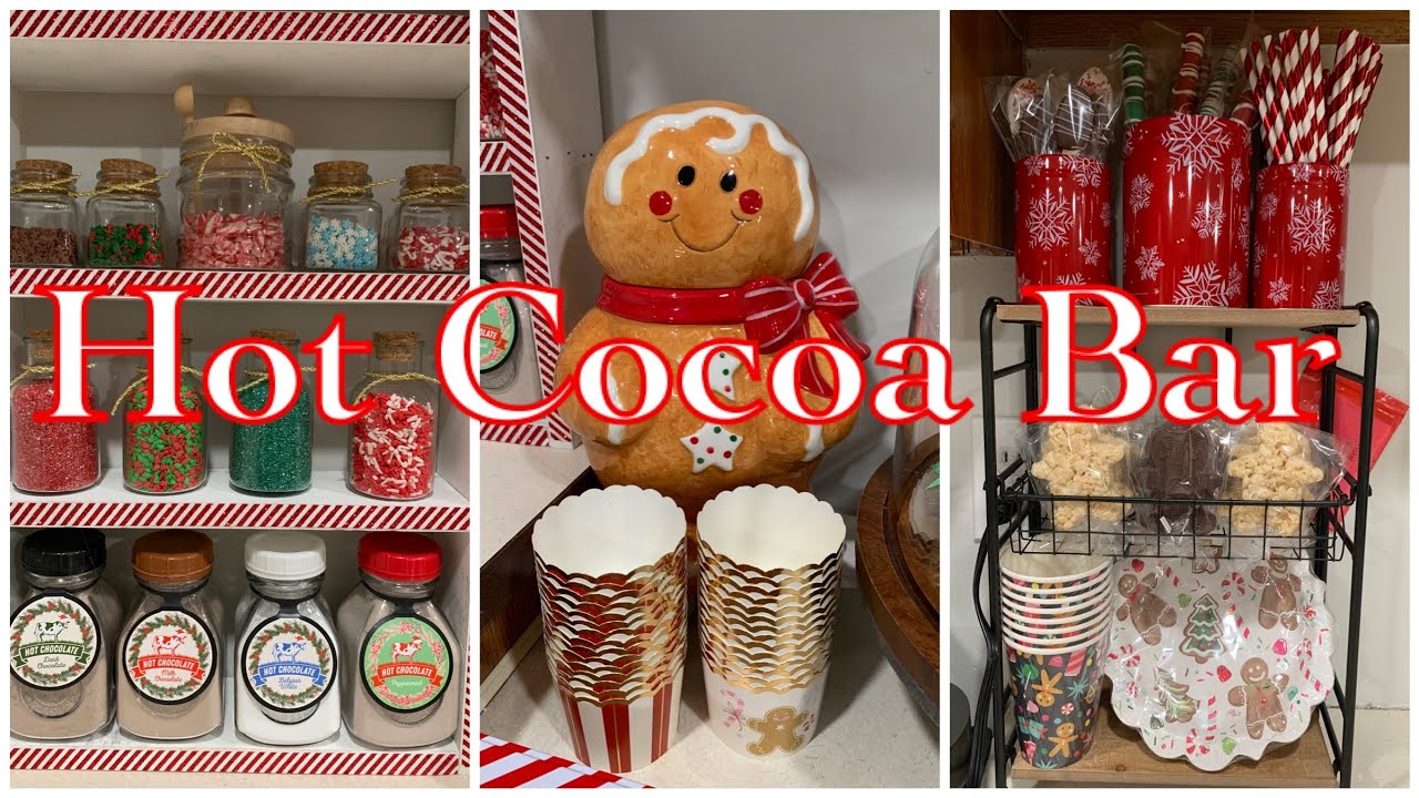 New Hot Cocoa Bar 2020 | Decorate with me