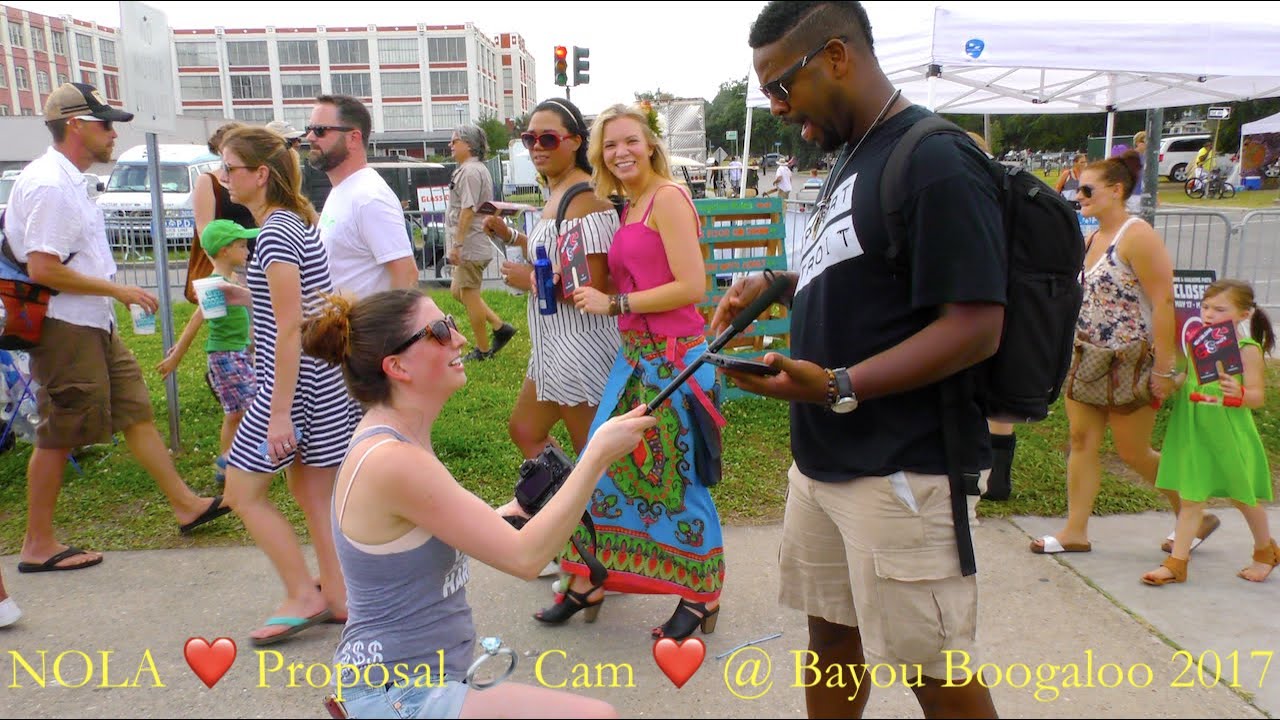 NOLA ❤️ Proposal 💍 Cam ❤️ @ Bayou Boogaloo 2017 {4K Ultra High Def 2160p60}