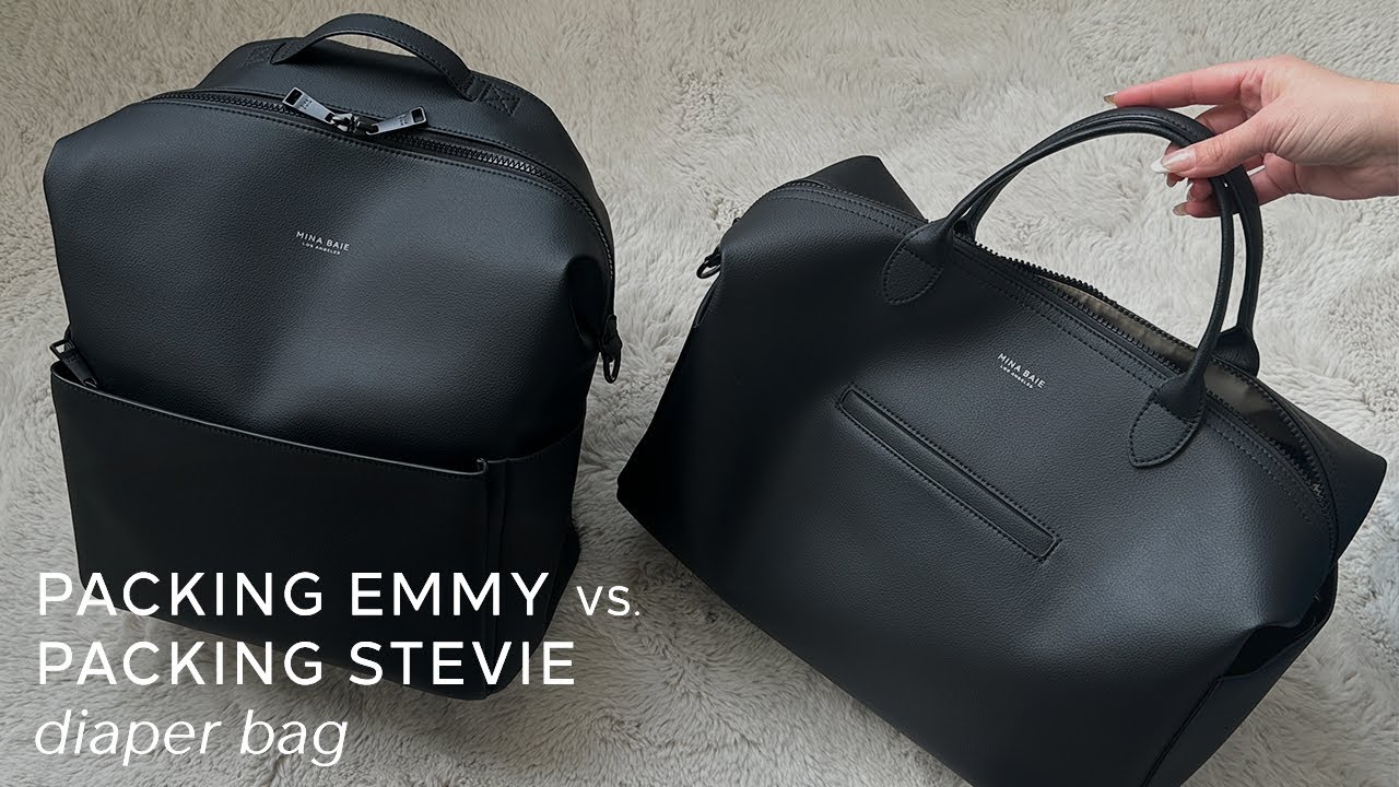 Packing Emmy VS. Stevie Diaper Bag