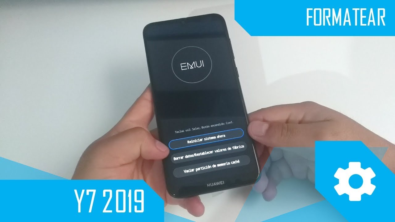 Formatear Huawei Y7 2019
