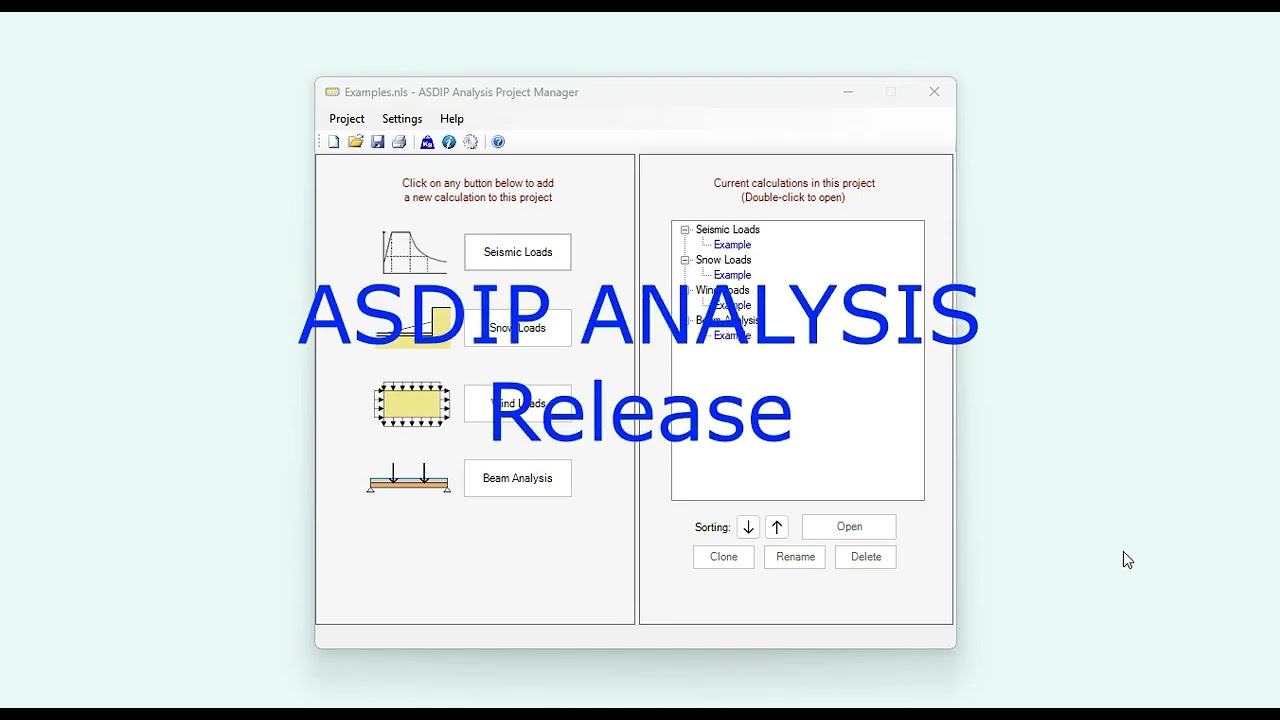 ASDIP ANALYSIS Release