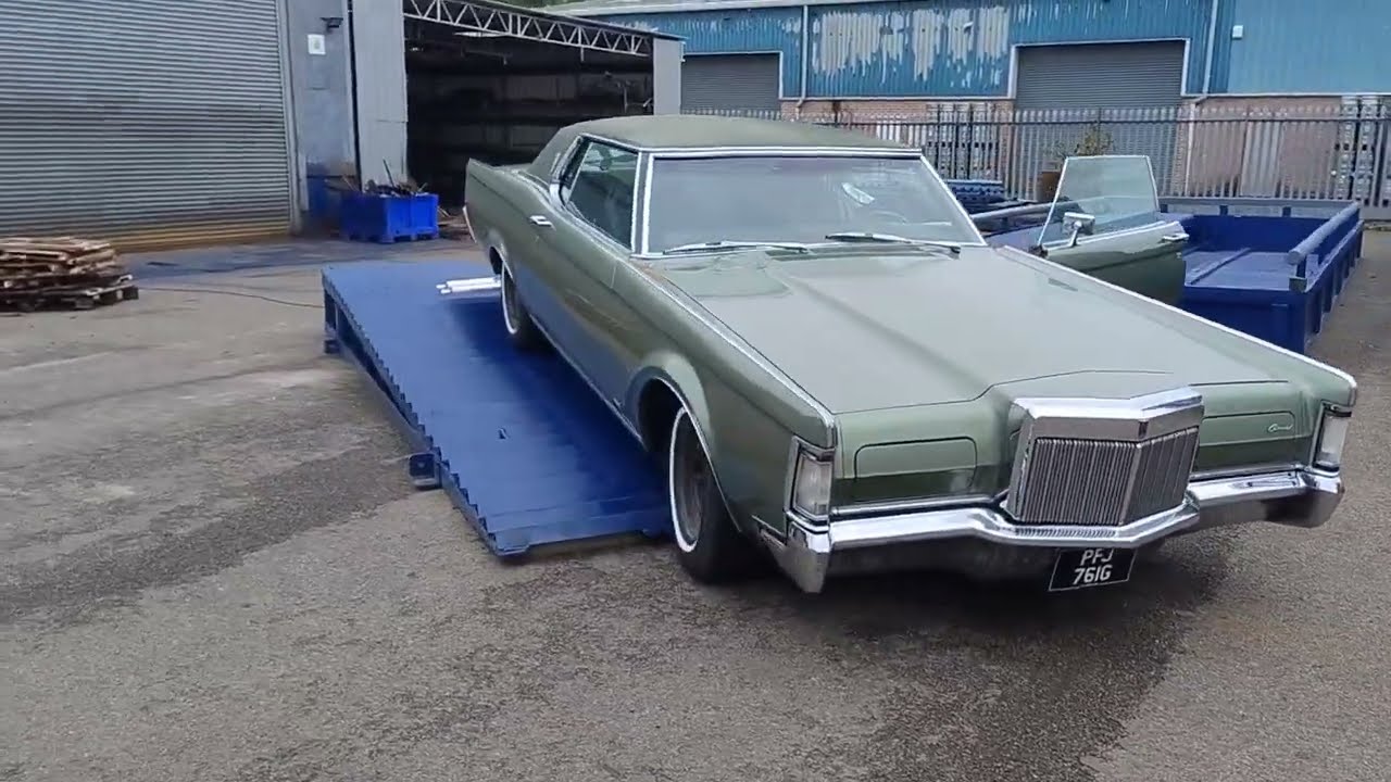 Lincoln Continental MK111 open headers if this is what being 60 is like, bring it on loving it.
