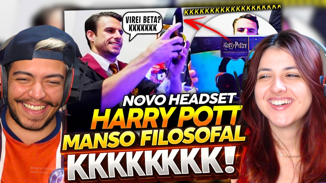 SUPER XANDÃO MOSTRA SEU NOVO SETUP DO HARRY POTTER KKKKKKKKKKKKKK | REACT