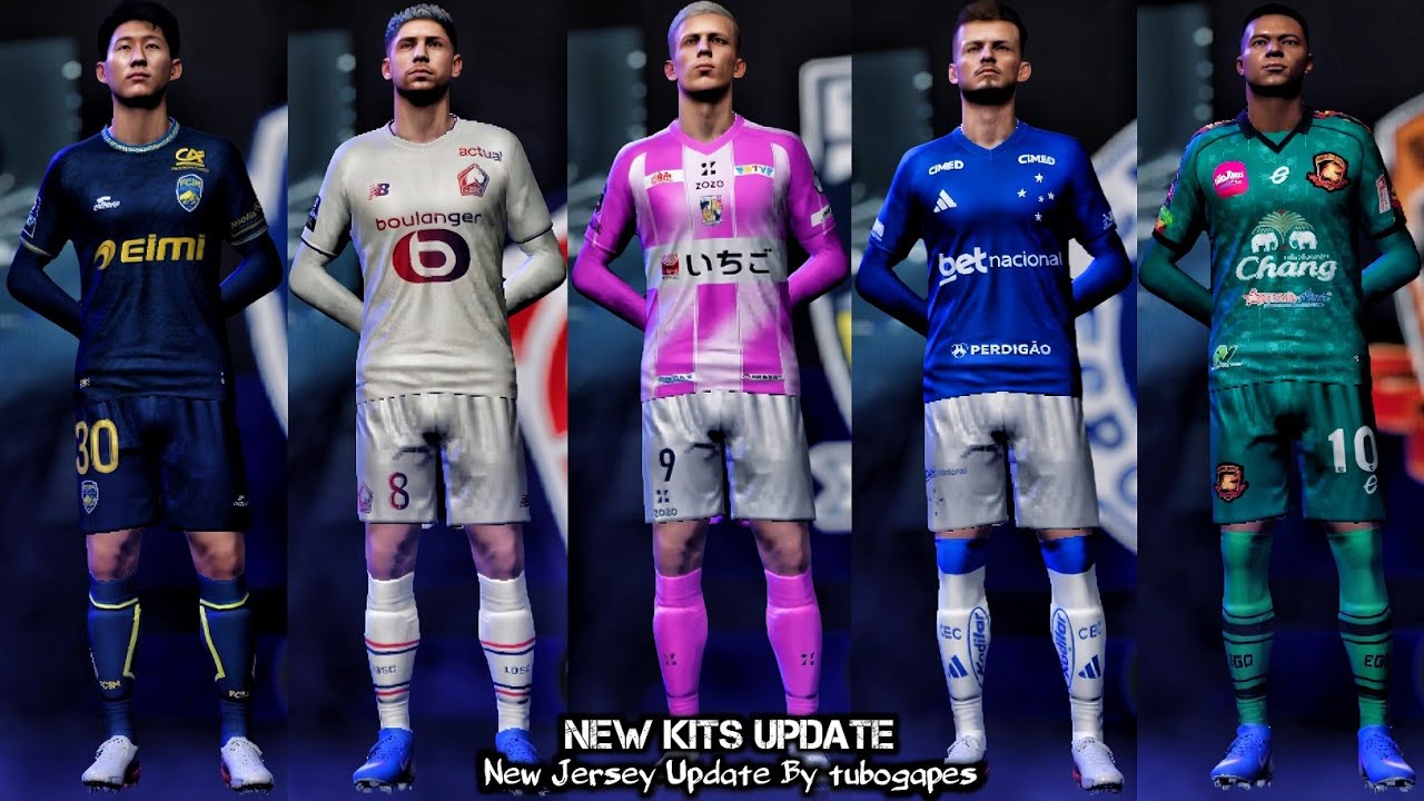 New Jersey Update🔥 eFootball 2027 Mobile Kits New Update