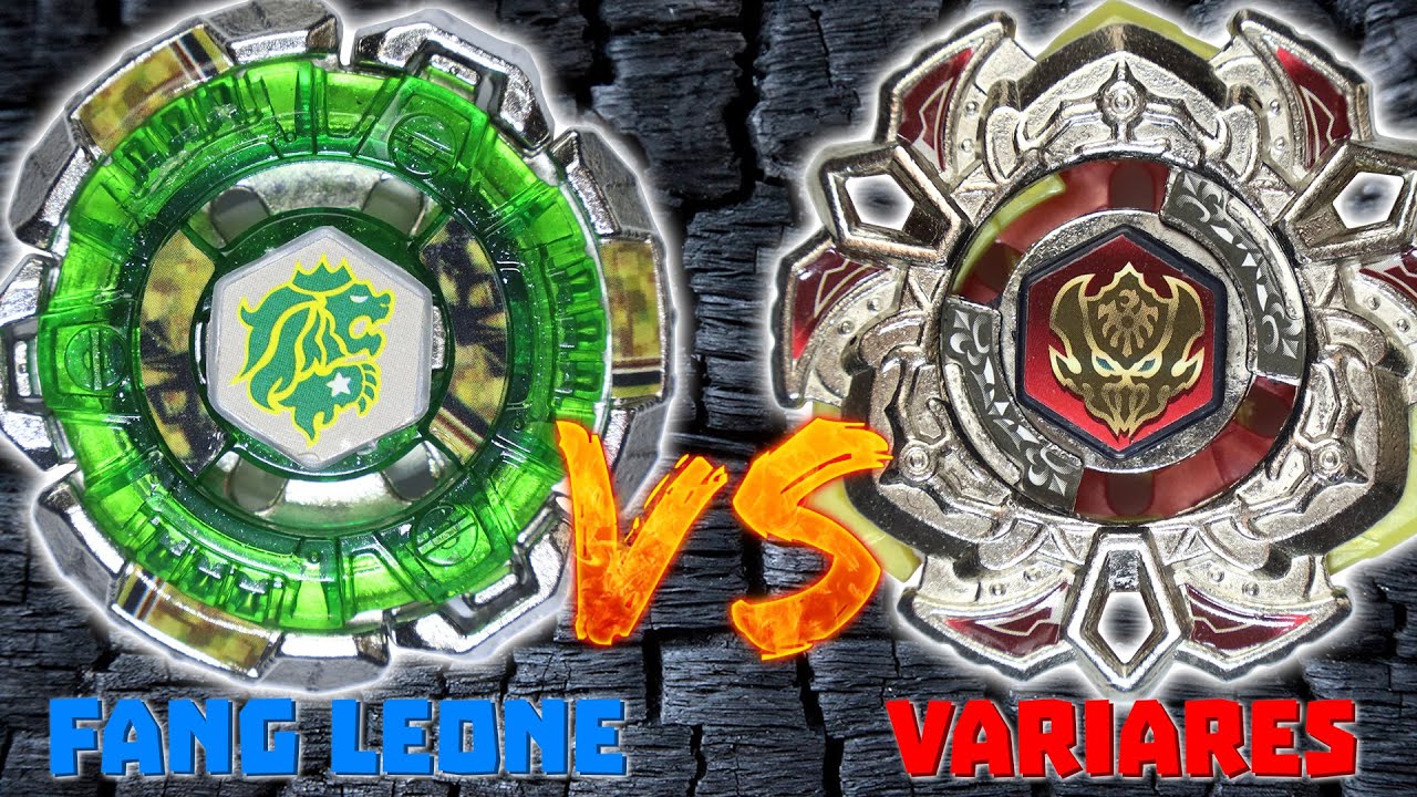 Beyblade 4D Metal Fury Battle -  Fang Leone VS Variares - Beyblade Rapidity Unboxing