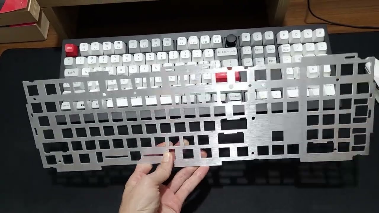 Keychron V6 Max + Aluminum Plate + Tactile, Linear, Clicky Switches + OSA, KSA Keycaps - Sound test