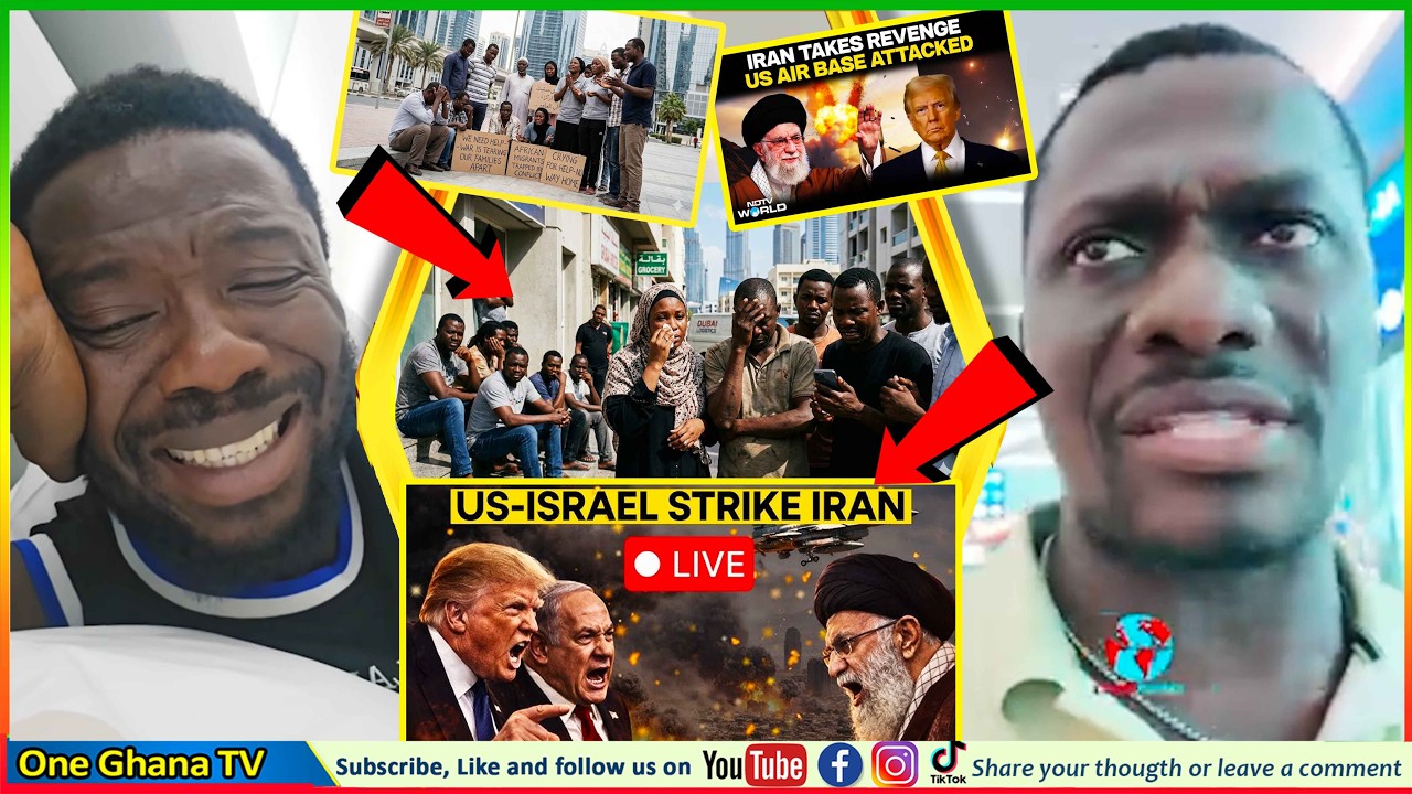 Fear Grips Ghanaian Qatar & UAE; Kwaku Manu & ZionFelix Trapped In  Dubai Amid USA-ISRAEL & IRAN Wαr