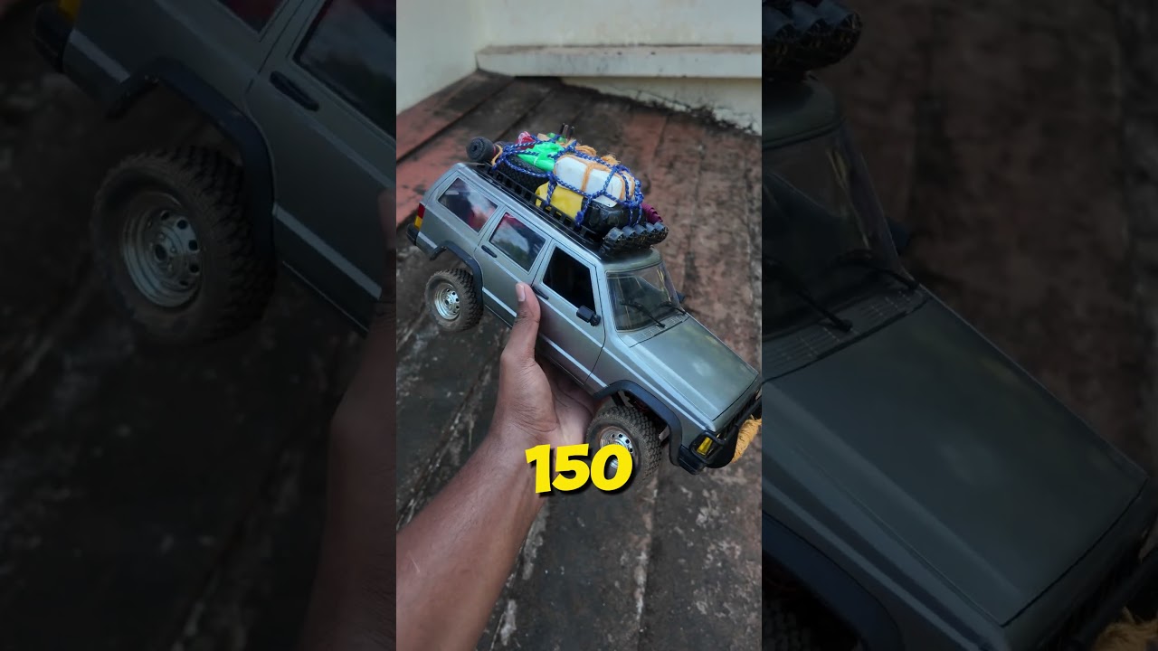 80$ vs150$ rc car suspension test