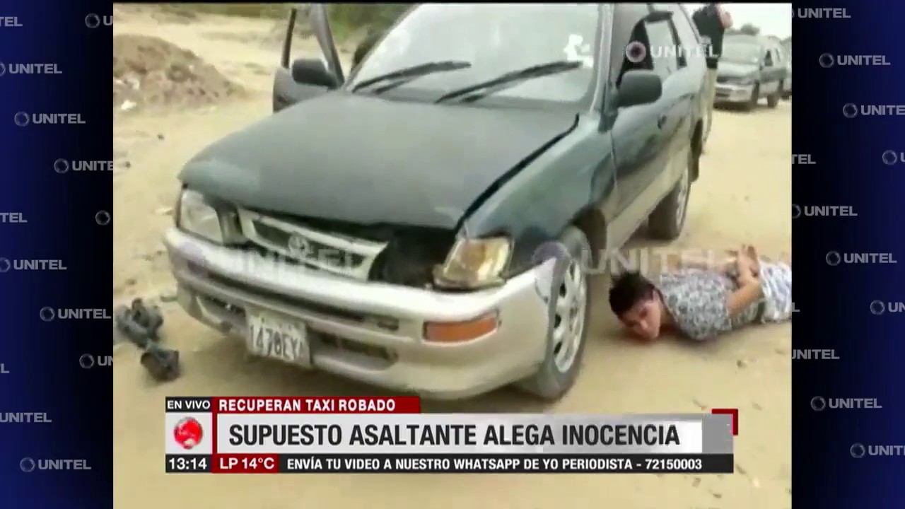 Diprove logra dar con tres antisociales que iban a bordo de un taxi robado
