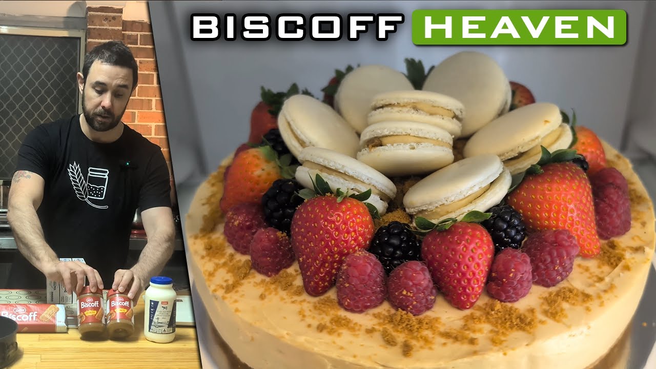 Ultimate Biscoff Cheesecake Macarons + Full Cheesecake from Scratch! | Come Bake With Me