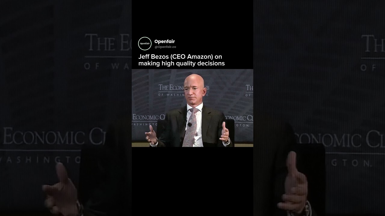Jeff Bezos leadership style  #jeffbezos #leadership  #decisionmaking #entrepreneurship