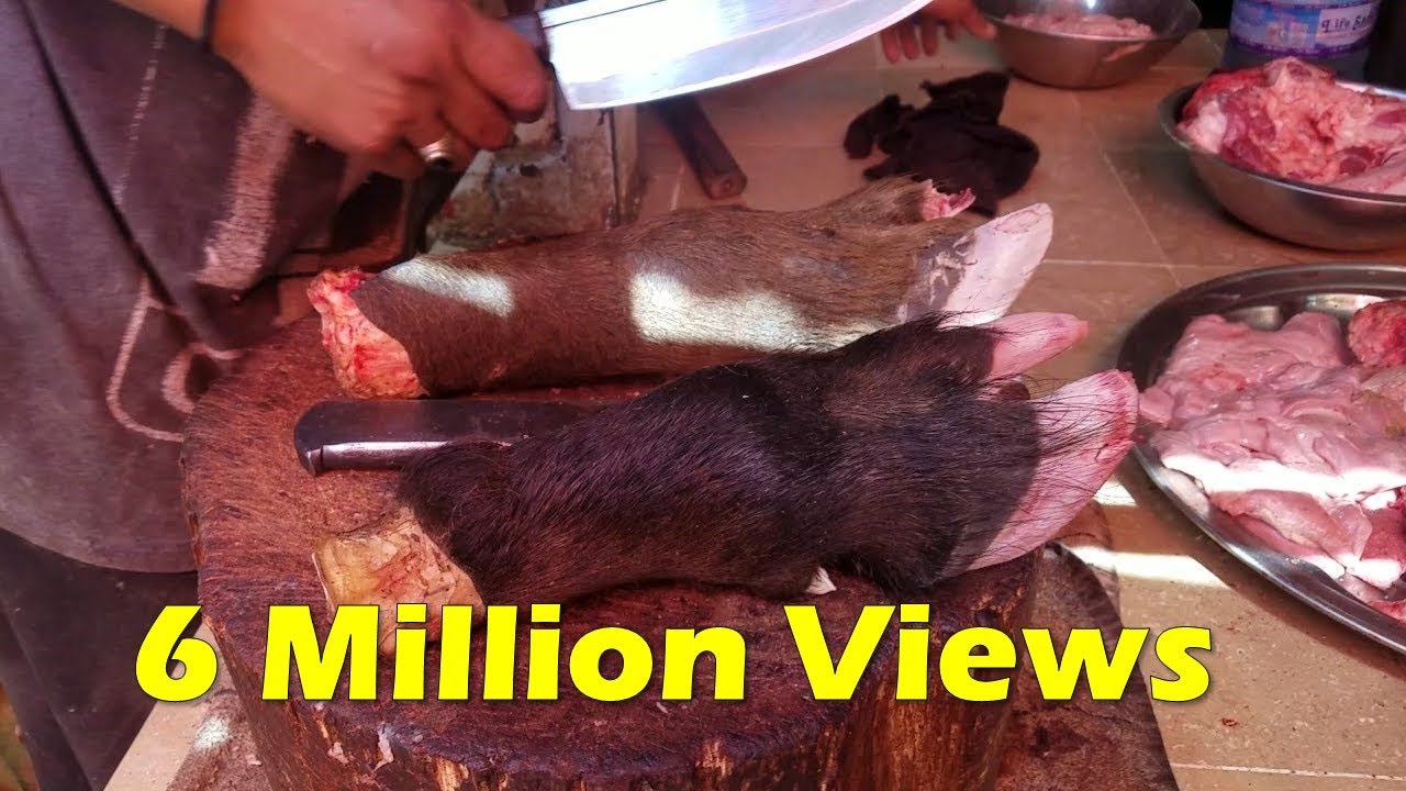 Fastest Paya Cutting Skill | Paya Cutting Master | Trotters Cutting Specialist | Street Cutting Khi