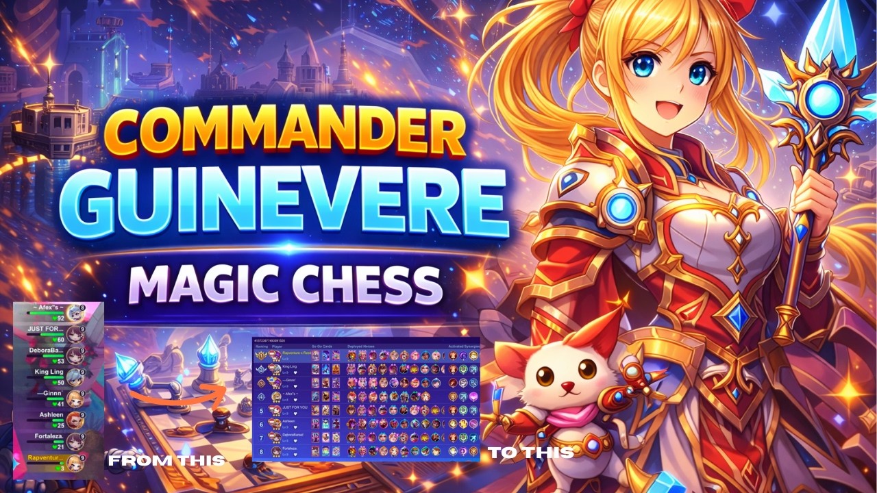 EPIC COMEBACK CMD GUIN MYTHICAL IMMORTAL MAGIC CHESS GO GO!
