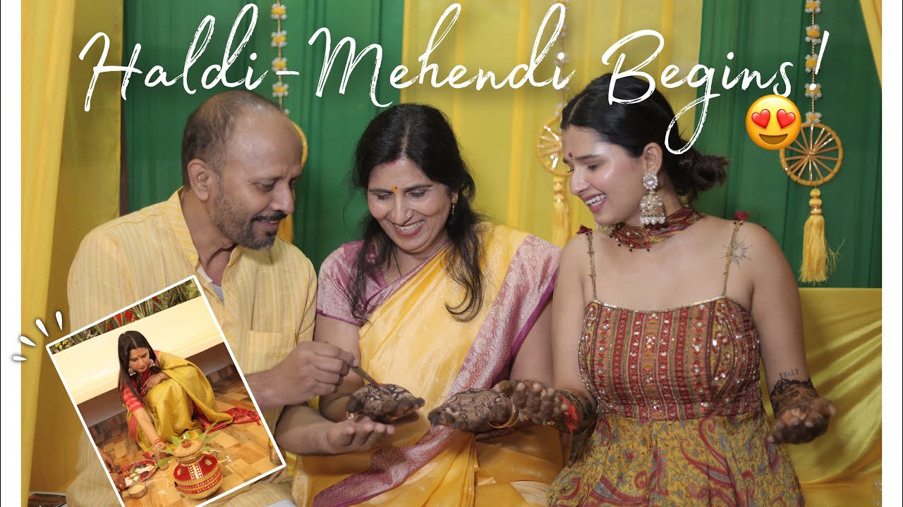 My Haldi&ndash;Mehendi Ceremony 🥹💛 Day 1 of #RRWEDDING 🌼 #RloveStory // Rupal Yadav