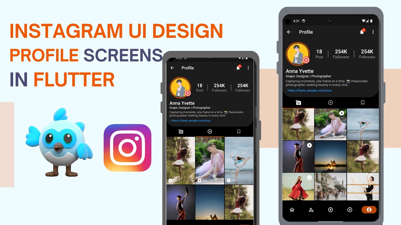 Instagram Profile Page Redesign || Instagram Profile Clone | Part 6 | #flutter #fluttertutorial