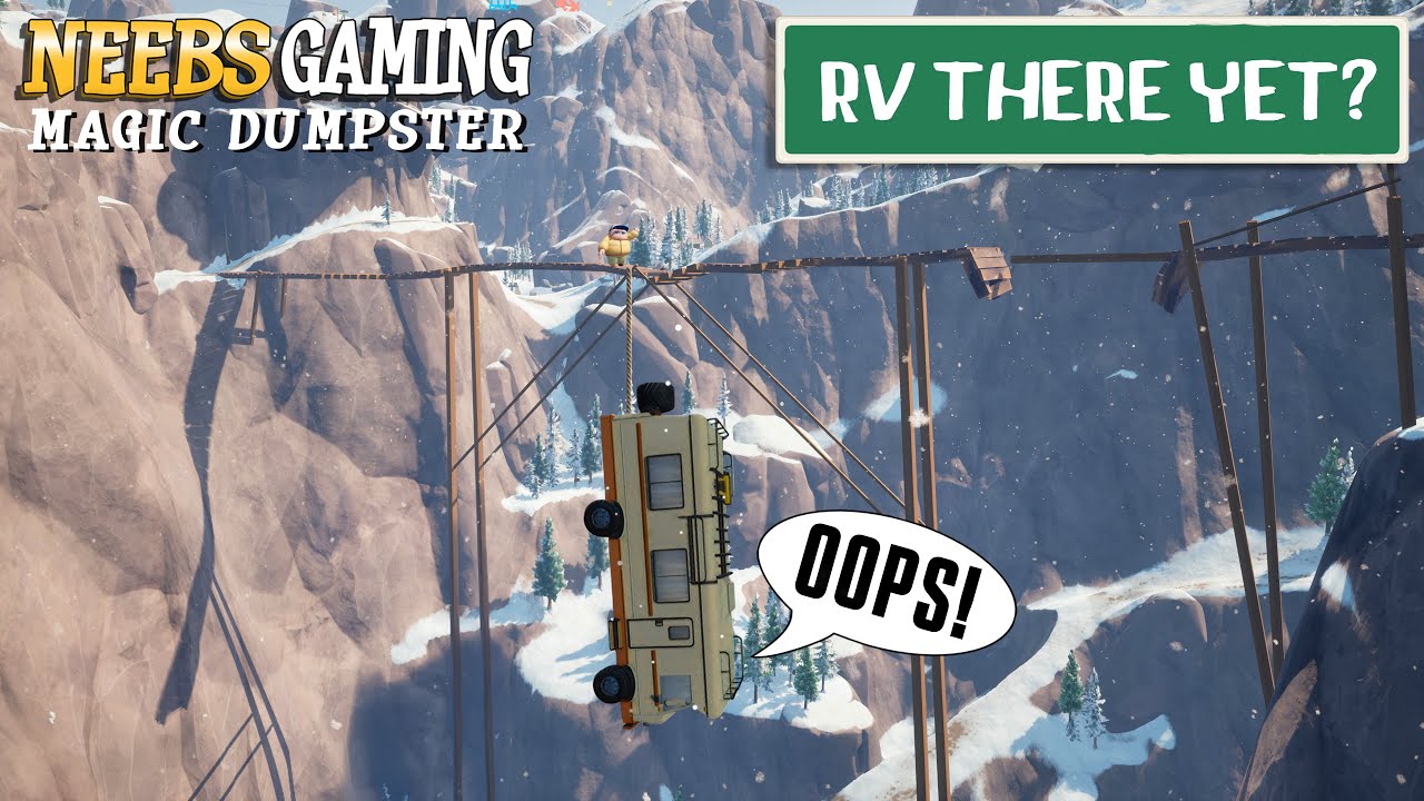 Hanging by a THREAD above a ravine! - RV There Yet? Map 2! (#1)