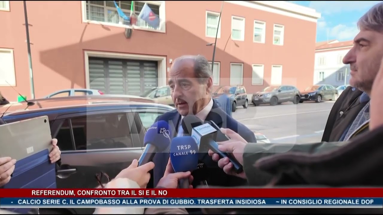 Referendum, confronto tra il si e il no TG NEWS MOLISE DEL 07.02.26 - TRSP -