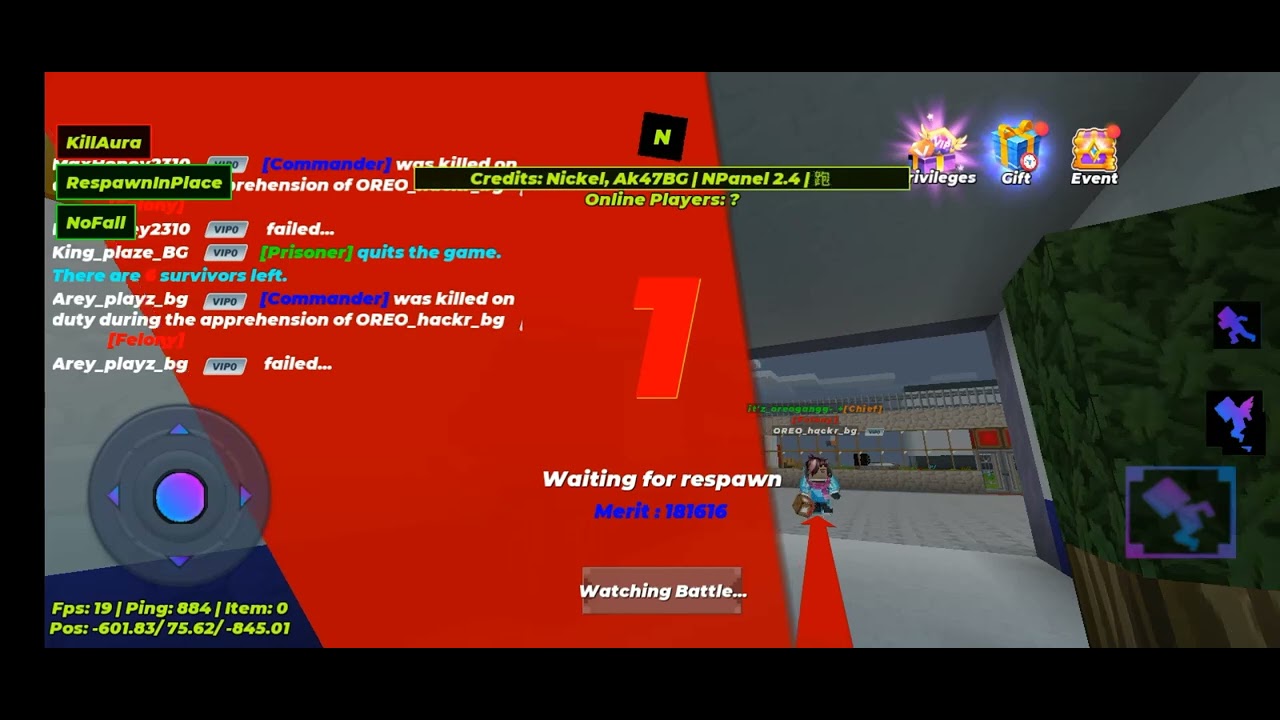 Killing number 1 felony in Jailbreak 