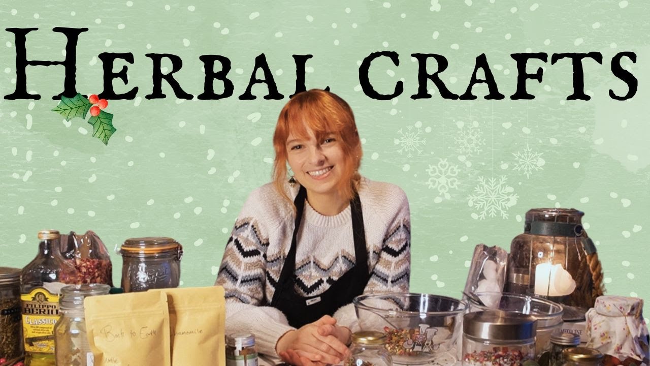 Herbal crafts and gifts for winter 🎄🎁