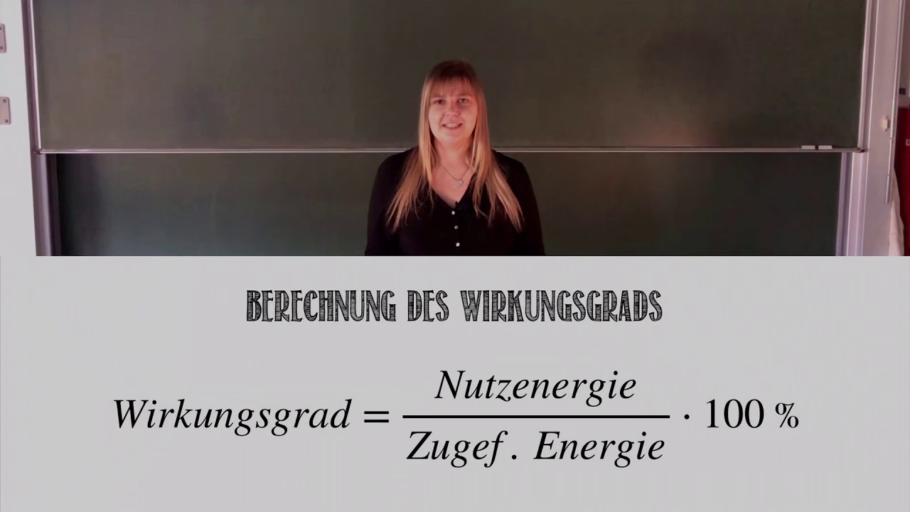 Wirkungsgrad - Physikunterricht