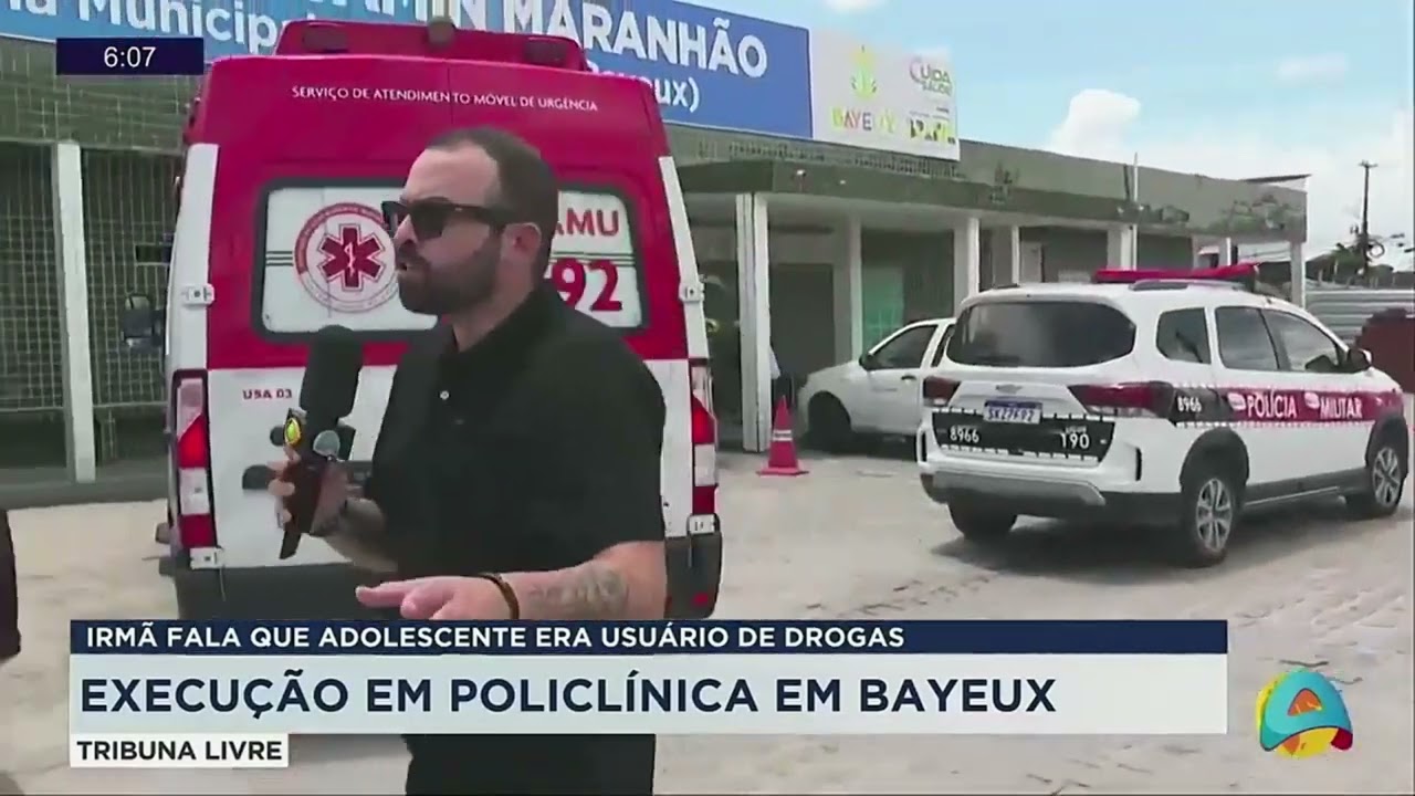 Tribuna Livre - Jovem é executado em Policlínica enquanto recebia atendimento