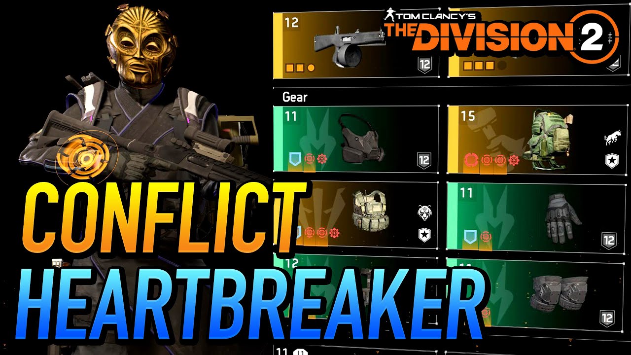 The Division 2 / PVP CONFLICT / HEARTBREAKER TANK BUILD / SHOTGUN