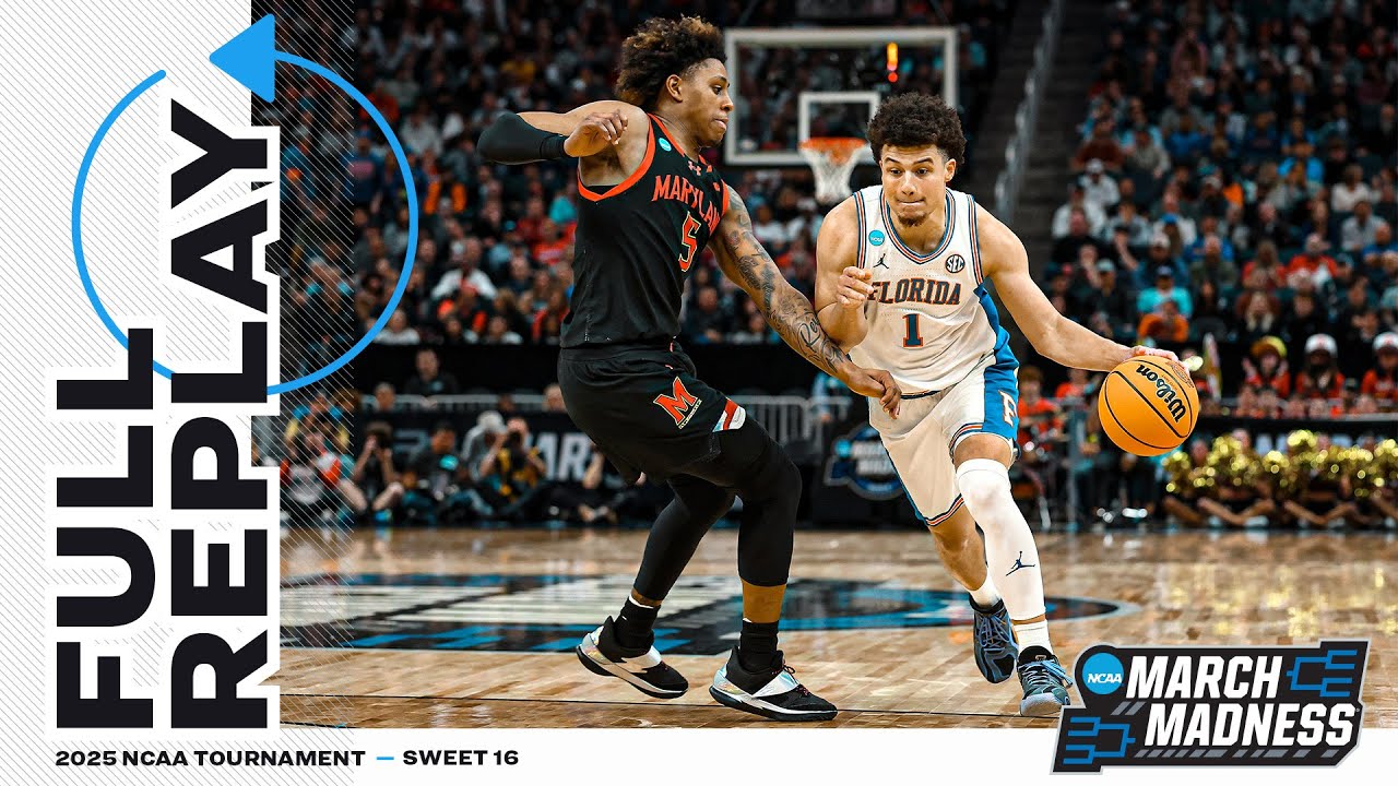 Florida vs. Maryland - 2025 NCAA men's Sweet 16 | FULL REPLAY