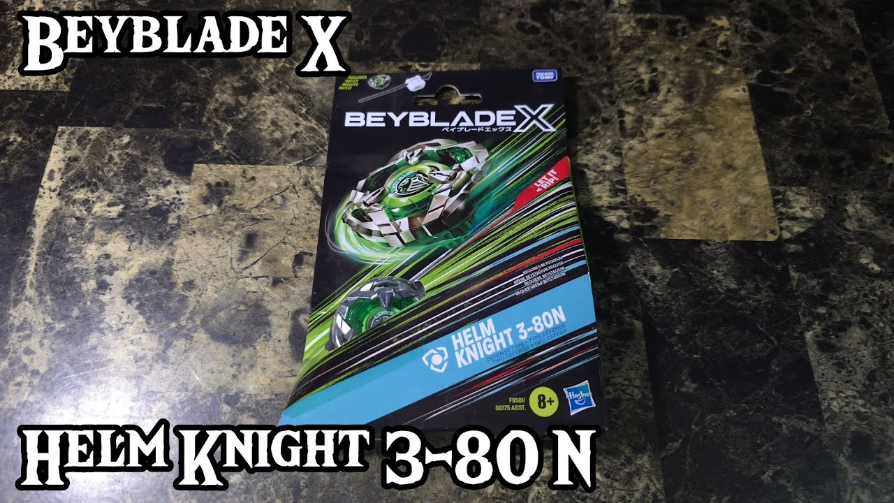 Beyblade X Helm Knight 3-80 N Five Below Unboxing