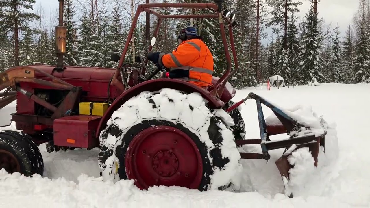 Snöröjning med BM35