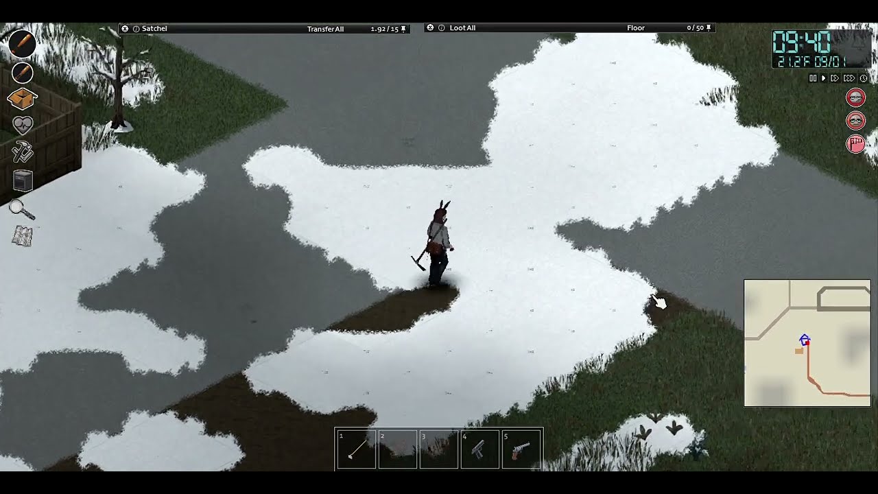 Project Zomboid, the weapon breaker