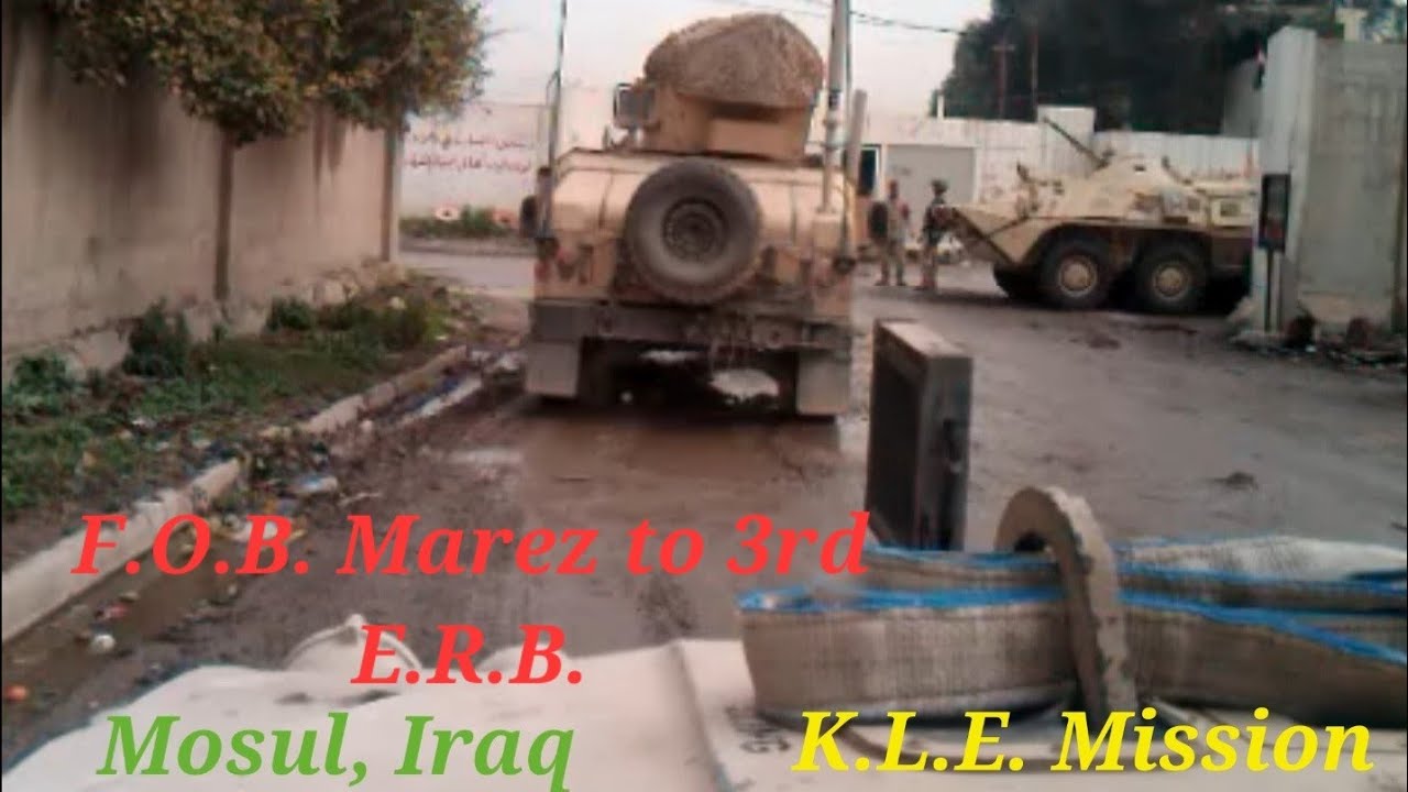 K.L.E. mission with Iraqi Police in Mosul, Iraq. 2011