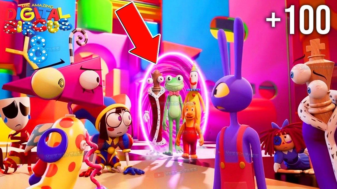 100 cosas que NO VISTE en el TRAILER EPISODIO 8 Analisis, Teorias The Amazing Digital Circus