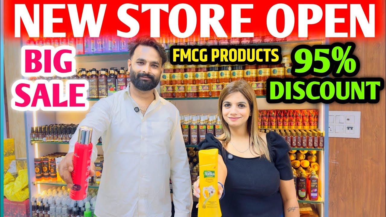 New Store Open | FMCG Products | 95% Discount | Big Sale | FMCG Cosmetics 