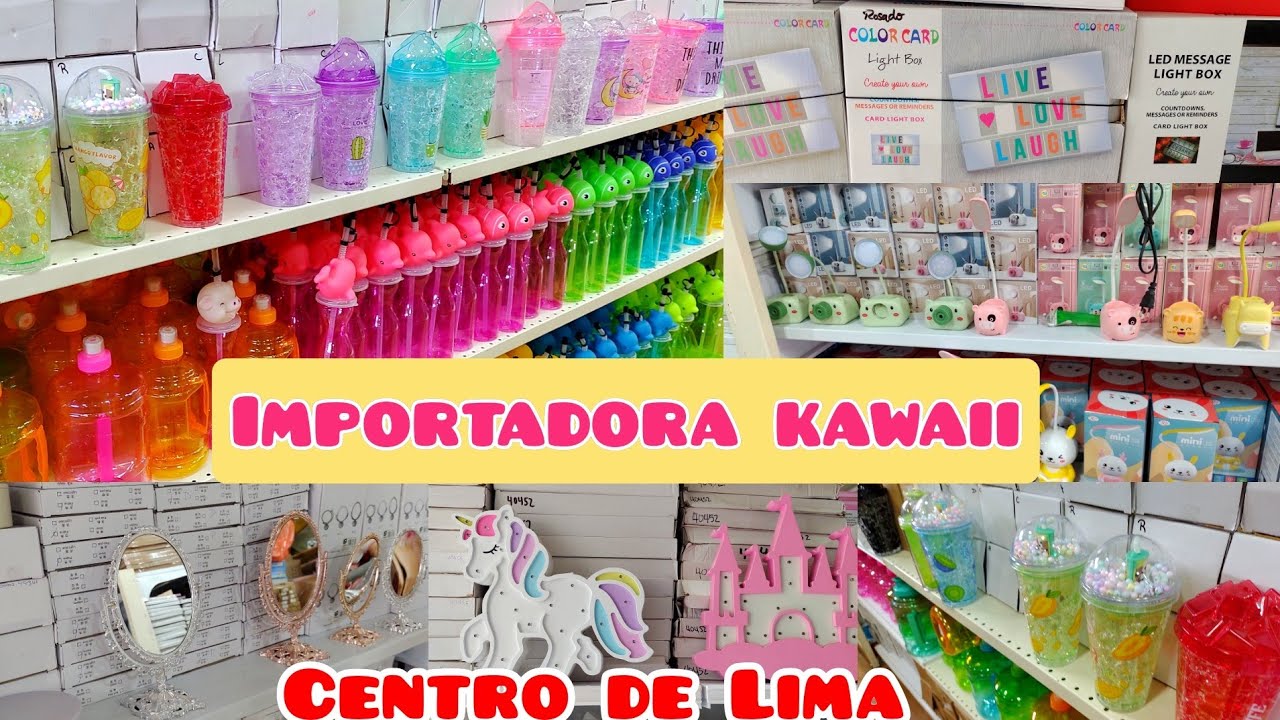 Tour Importadora kawaii - Centro de Lima. Decoración, tomatodos, lámparas, accesorios y más..