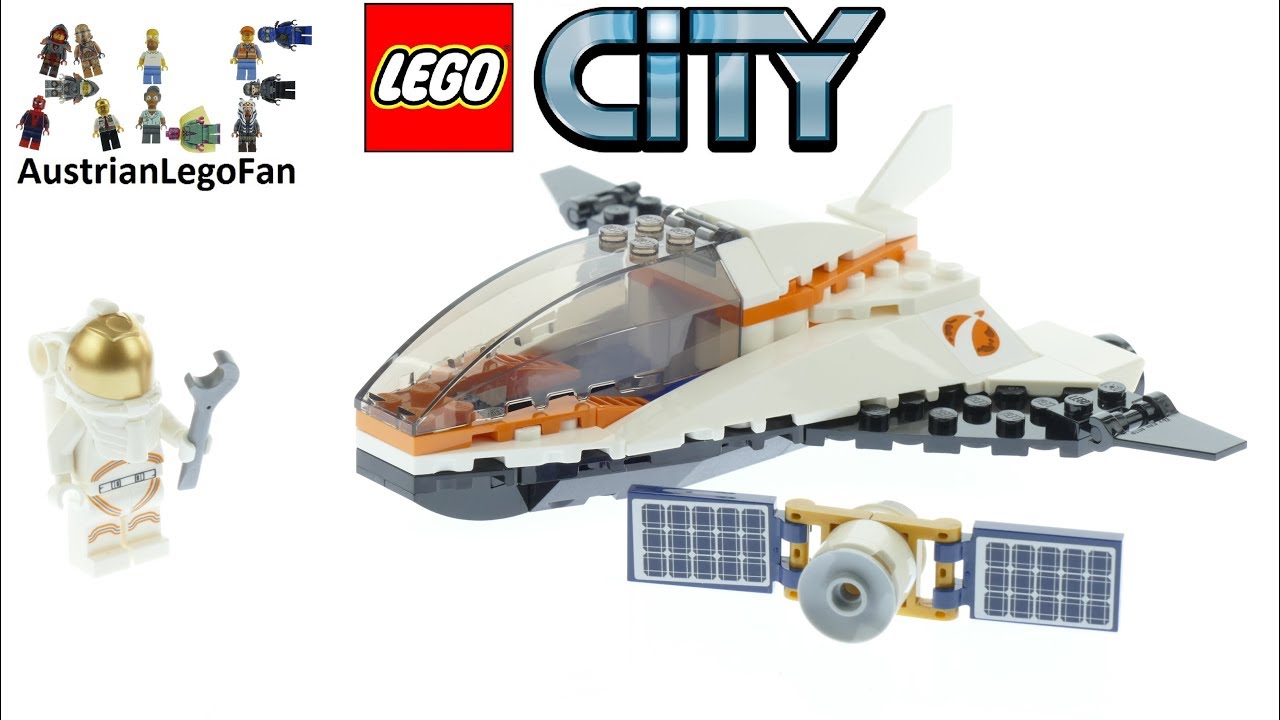 Lego City 60224 Satellite Service Mission Speed Build