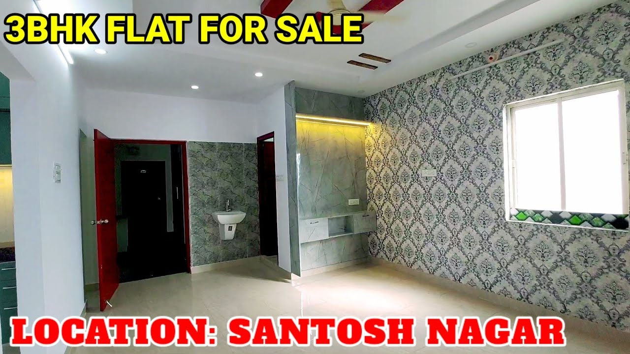 Flat For Sale in Santosh Nagar Hyderabad || 3bhk Flat For Sale in santosh Nagar Hyderabad