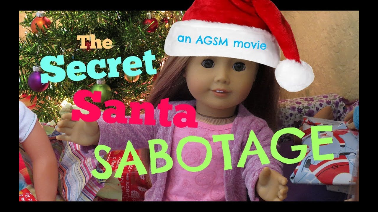 Secret Santa SABOTAGE!! AGSM Movie american girl doll stop motion | White Fox Stopmotion
