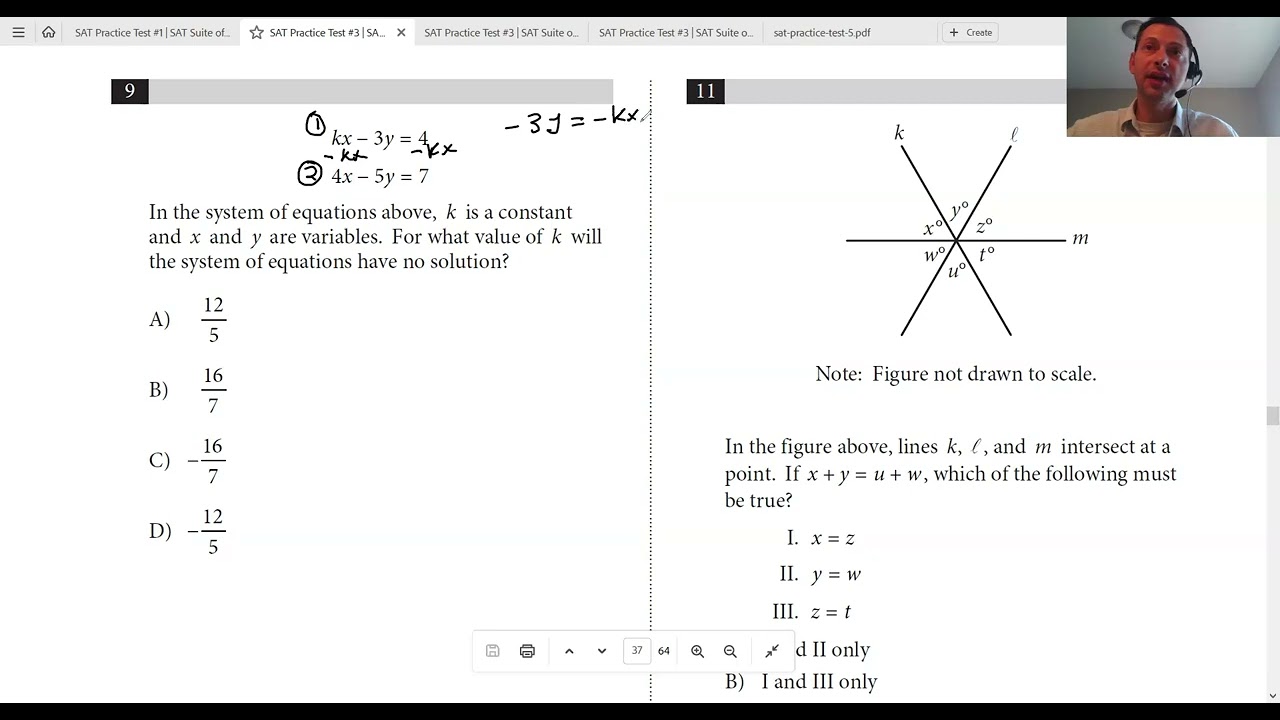 📐 Освойте SAT Math: решайте линейные уравнения на отлично! 🎯
