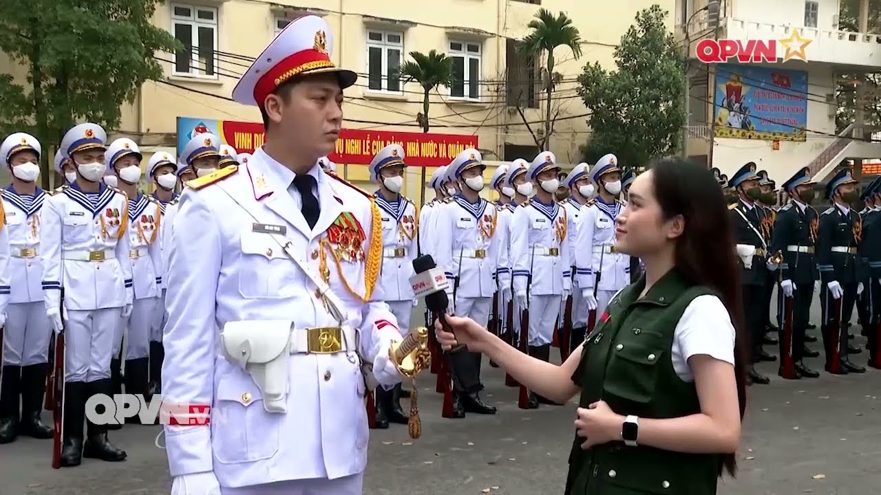 Người cán bộ tài năng của Đội Danh dự Quân đội nhân dân Việt Nam