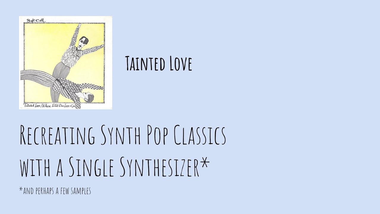 Recreating Soft Cell's version of Tainted Love using a miniKorg 700 FS and Arturia plugins.