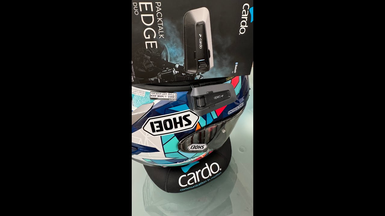 Cardo Packtalk Edge step by step install on a Sheoi X15