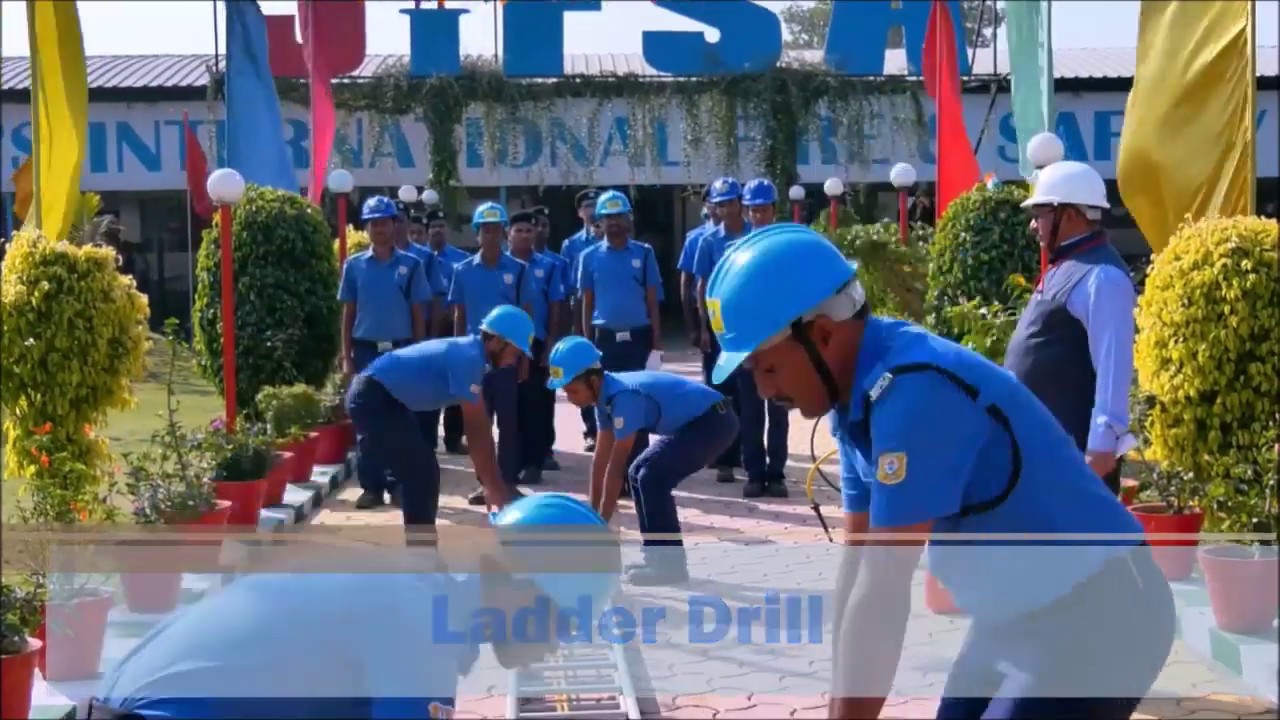 Live practical on Ladder Drills Training at www.jifsa.in |  Fire and Safety Courses