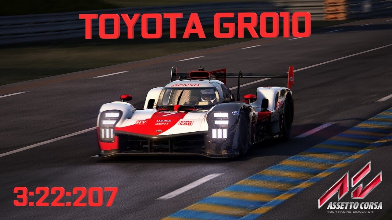Toyota GR010 Hybrid - Le Mans hotlap // Assetto Corsa