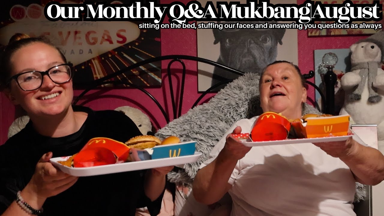 Our Monthly Q&A Mukbang|August