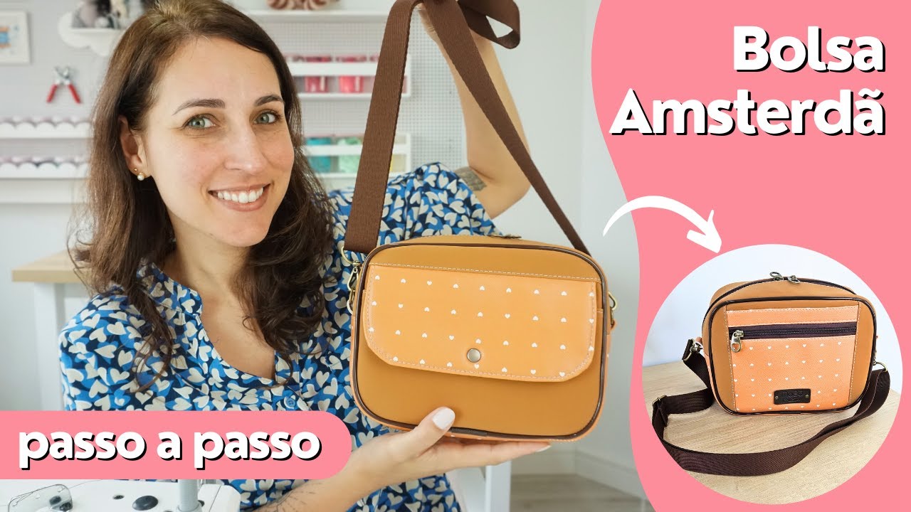 BOLSA TRANSVERSAL ou SHOULDER BAG | Faça em SINTÉTICO ou TECIDO