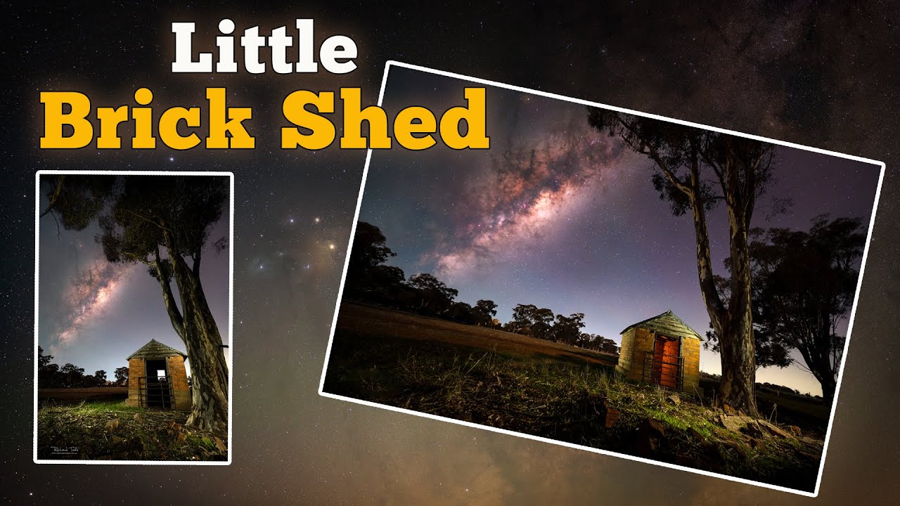 Little Brick Shed - Milky Way Photography