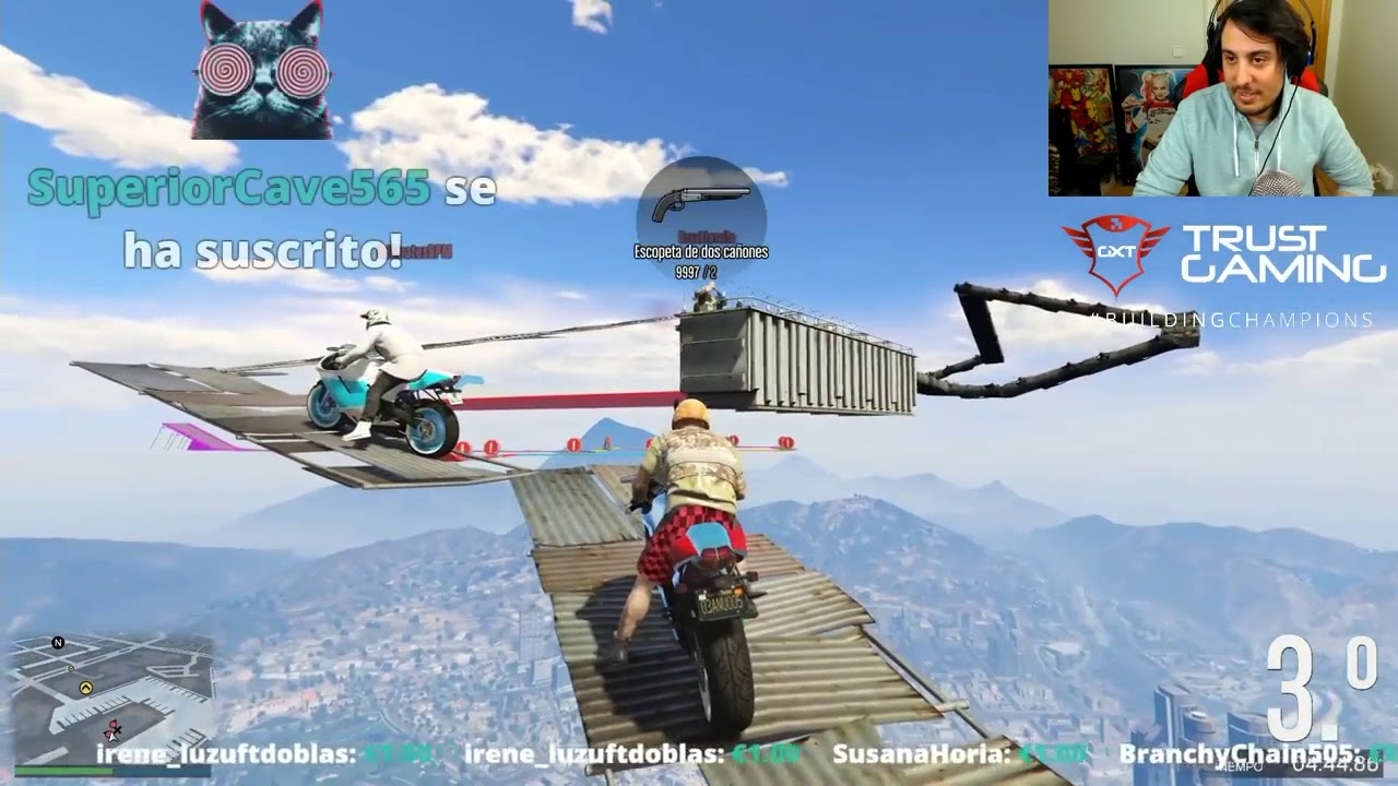 Mejores momentos GTA V Fargan y braxxter ( Stratus liberando su lado proo😂❤)#5