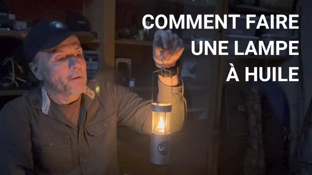 Comment faire une lampe à huile.